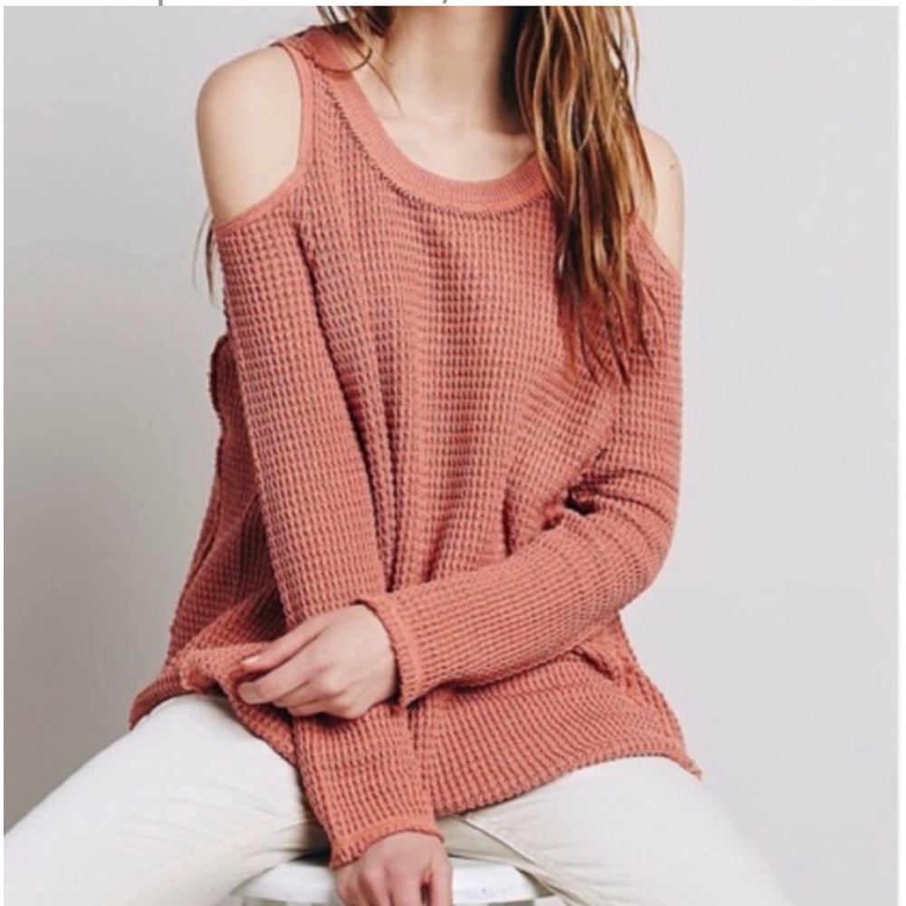 Free People Sunrise Sunset Cold Shoulder Thermal Size XS